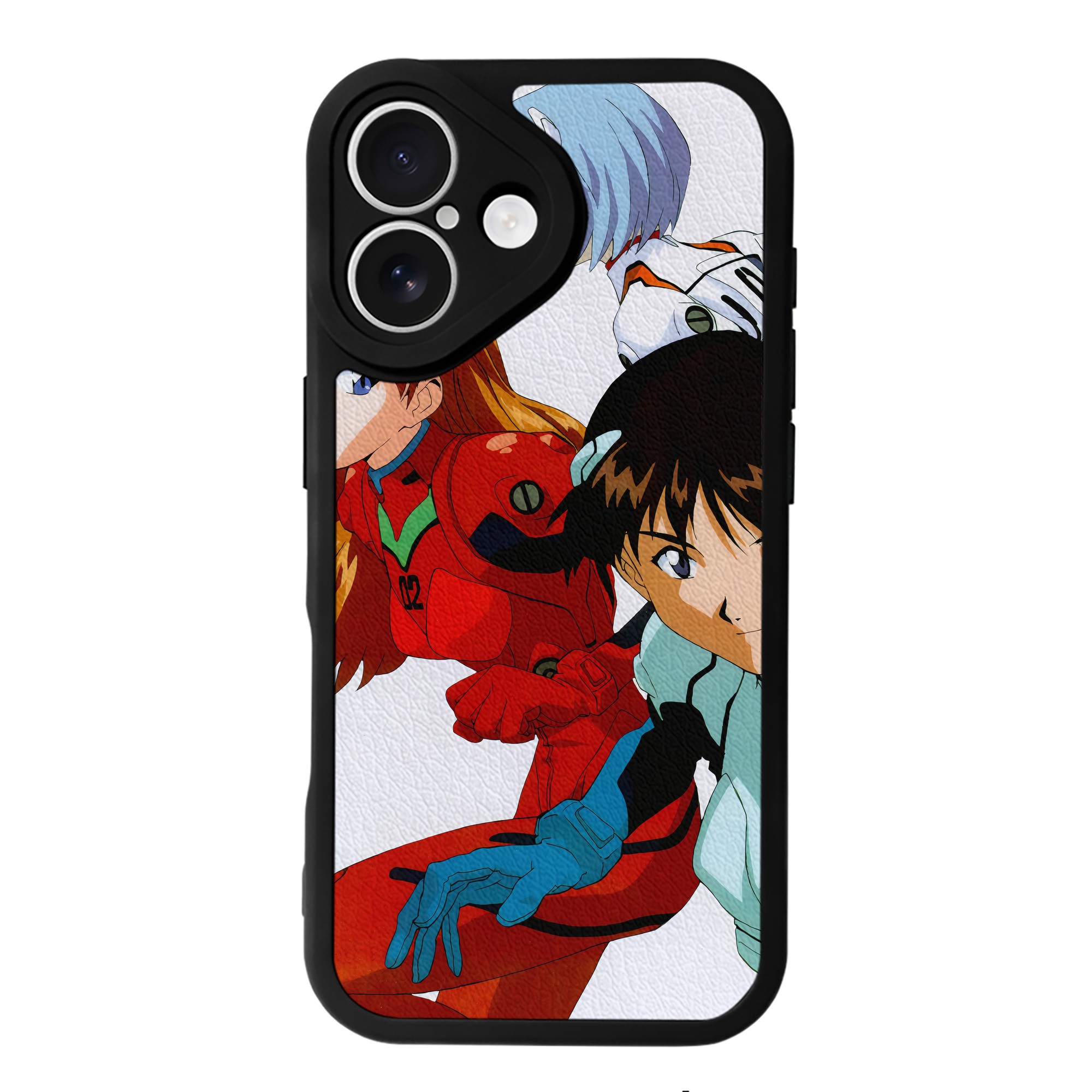 （画像用） EVA 新世紀エヴァンゲリオン 【iPhone 16シリーズ対応】シリコンスマホケース（レザー調） 材質：シリコン
